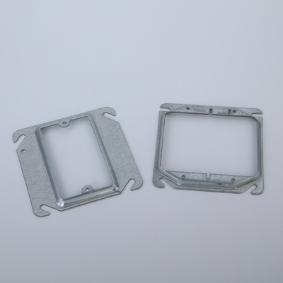 La Cina 1.2MM 1.60MM zincano la scatola di distribuzione d'acciaio quadrata placcata che incastra l'anello del fango della scatola fornitore